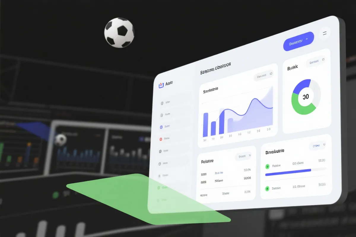 体育数据分析面板示意图